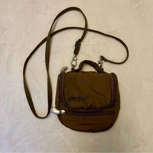AmeriBag Mini Crossbody Bag Brown - Gorpcore Utility Travel Purse Utilitarian